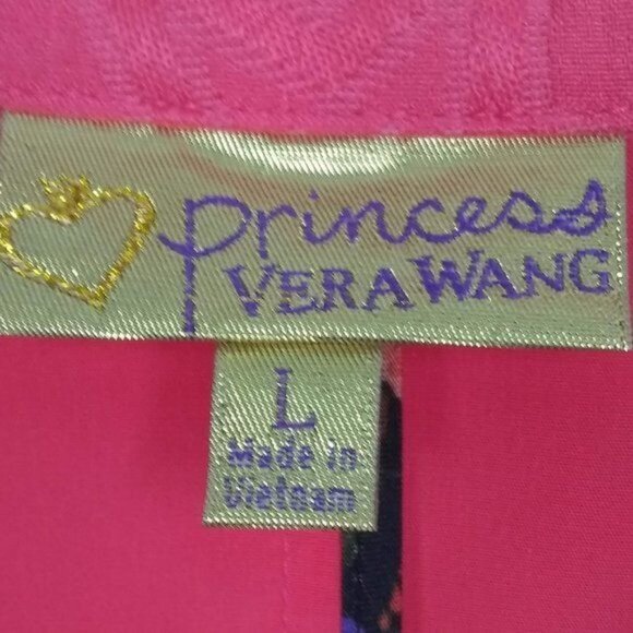 Princess Vera Wang Coral Textured Star Print Blazer Size Junior’s Large NWT - Picture 6 of 10